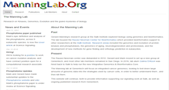 Desktop Screenshot of manninglab.org